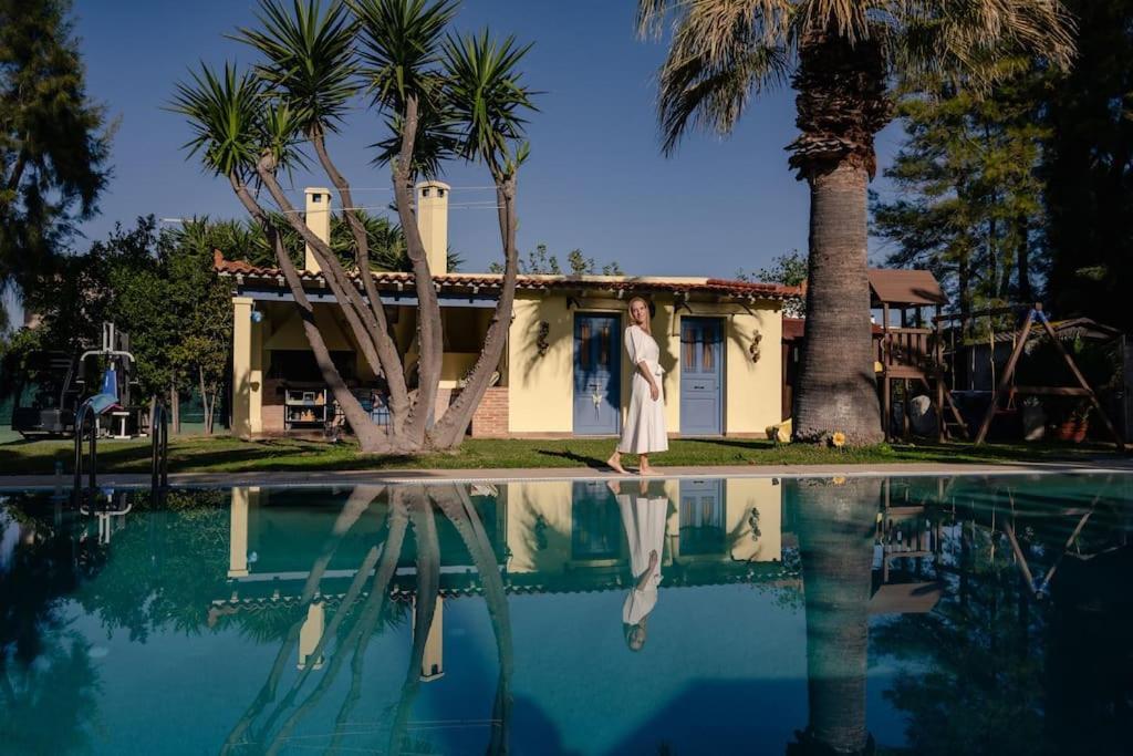 Villa Elmar Aegina Bagian luar foto