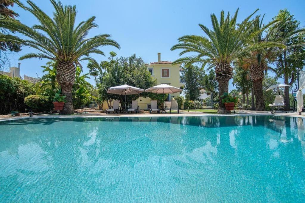 Villa Elmar Aegina Bagian luar foto