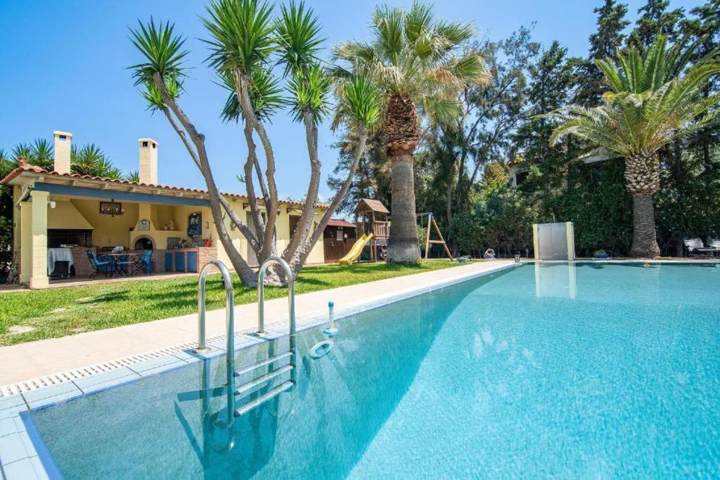 Villa Elmar Aegina Bagian luar foto